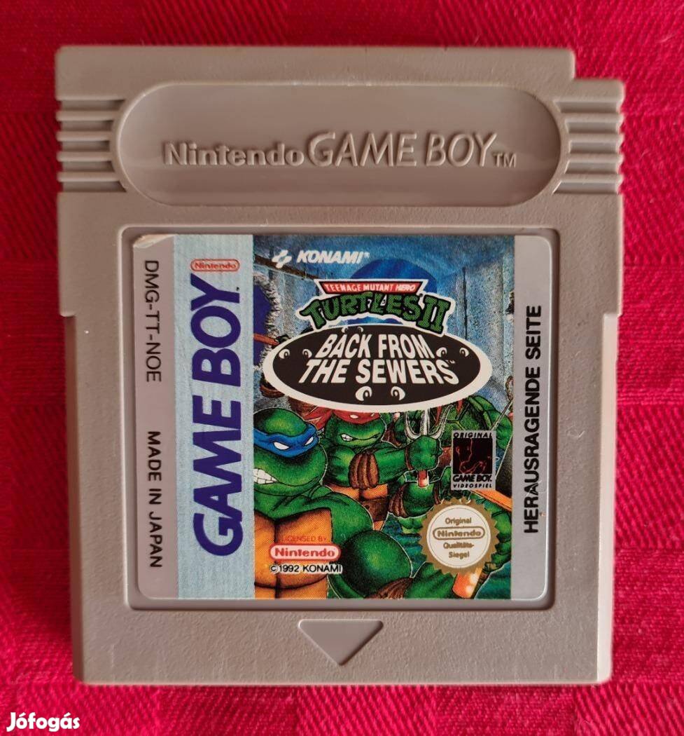 Turtles II Back from the Sew (Nintendo Game Boy) color advance gameboy