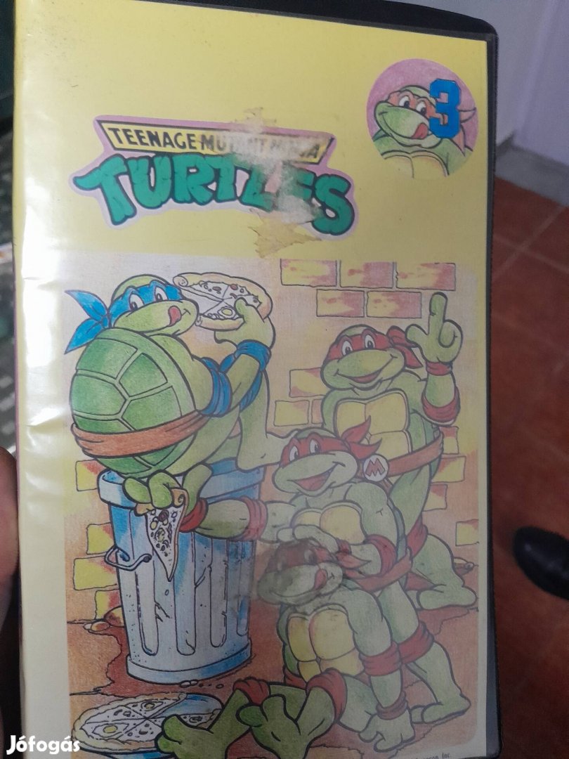Turtles VHS mesefilm 