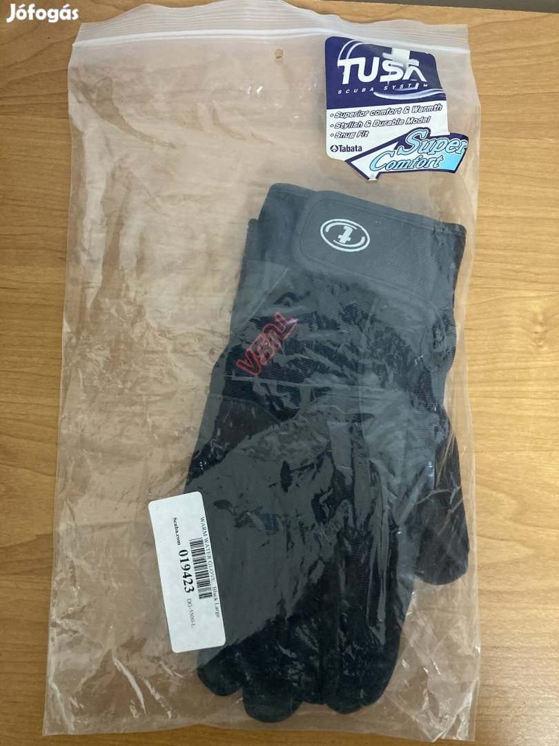 Tusa scuba system-búvárkesztyű Új L