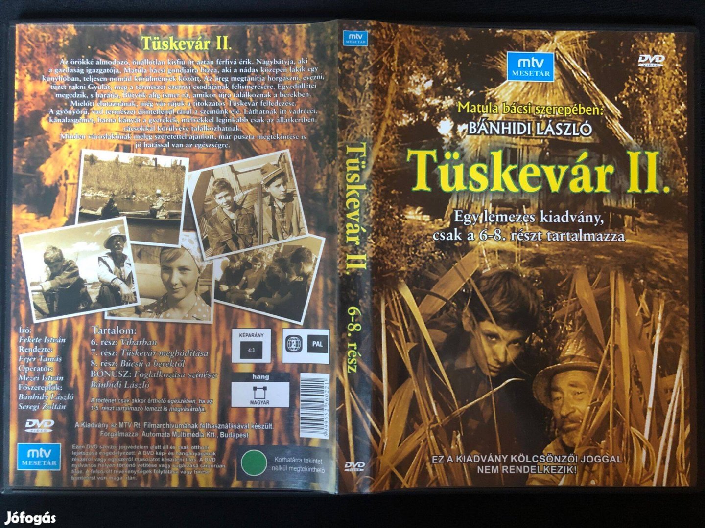 Tüskevár 2. DVD (karcmentes, MTV kiadás, Bánhidi László)