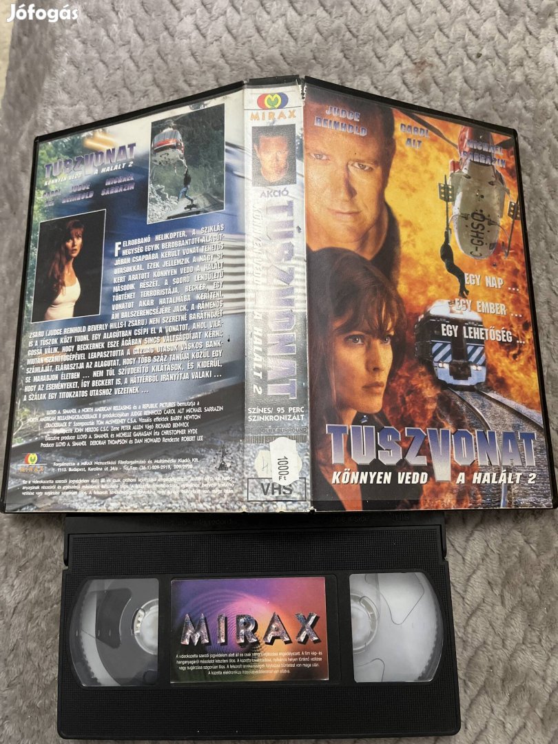 Túszvonat könnyen vedd a halált 2 vhs nagytok akció