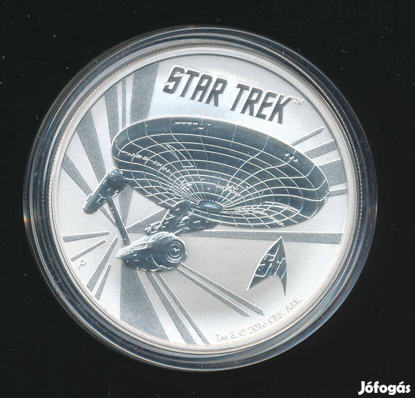 Tuvalu 1 uncia ezüst 2016, Star Trek