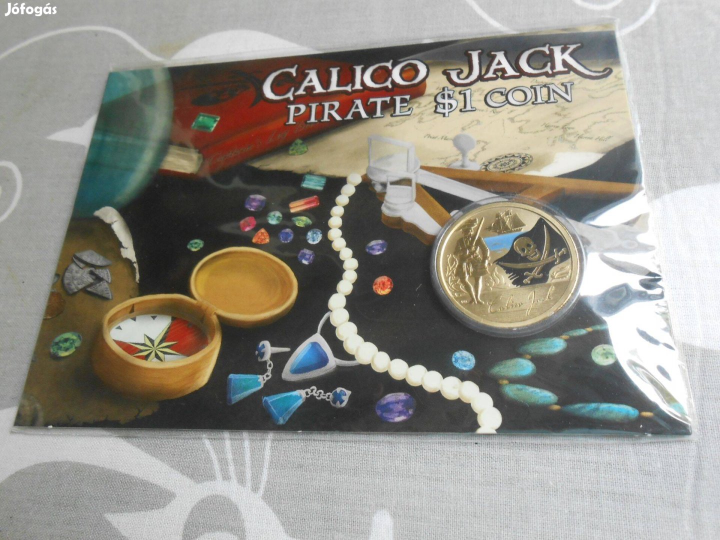 Tuvalu 2011 1 Dollár - Calico Jack kalózpénz