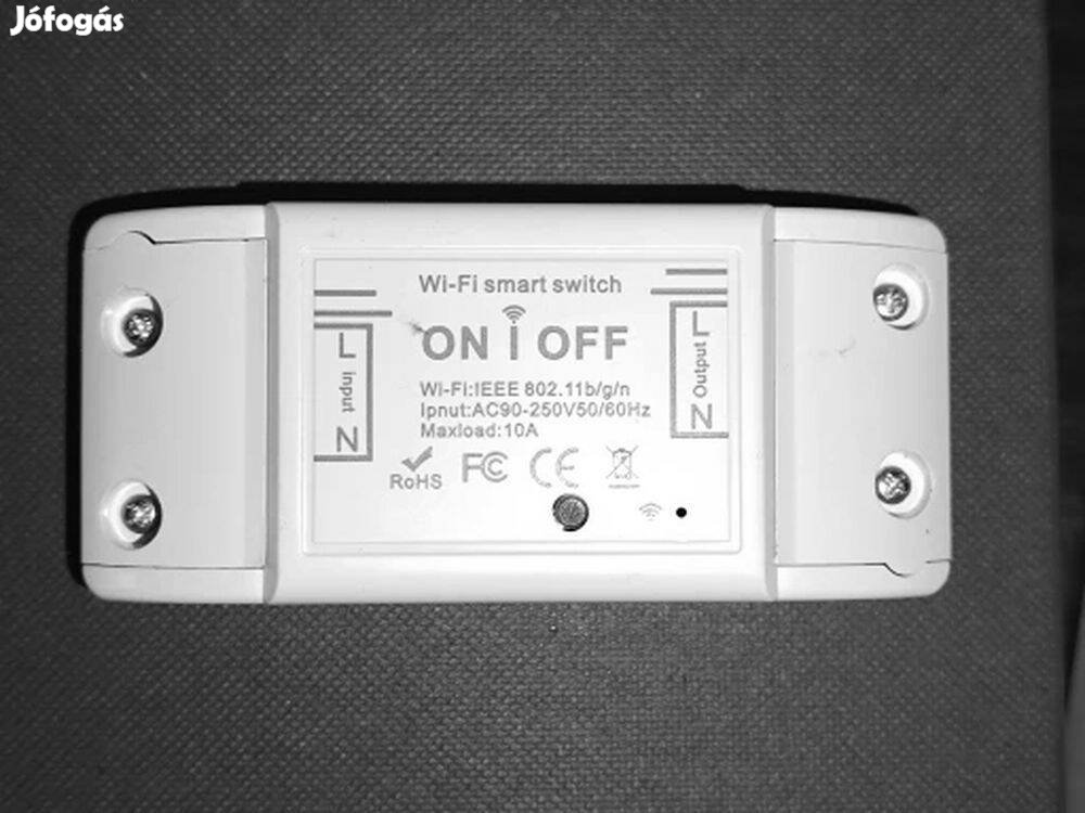 Tuya Smart Life 220V/10A Wifi relé kapcsoló
