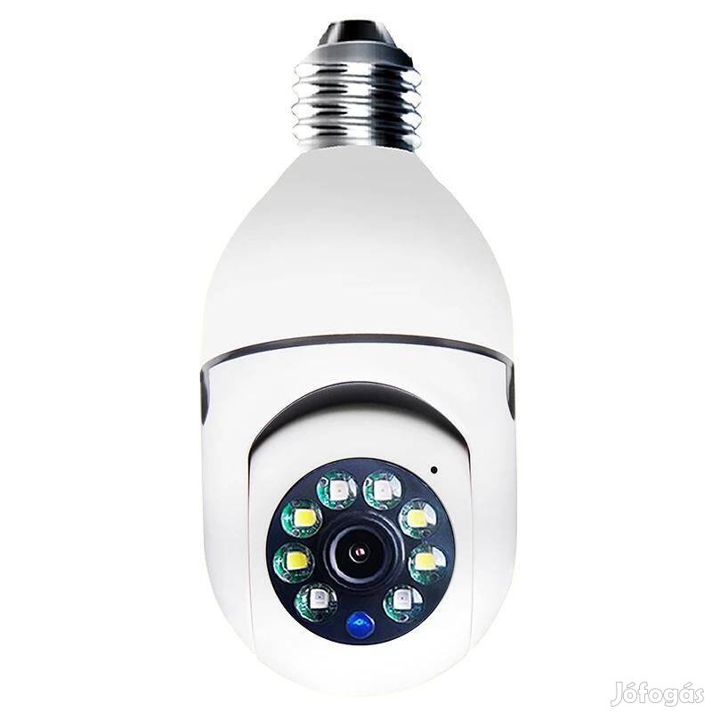 Tuya Smart Life E27 villanykörte Onvif H.265 WiFi biztonsági IP kamera