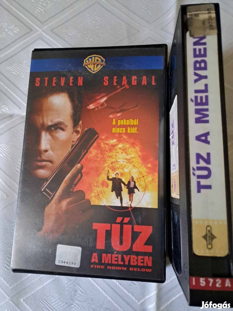 Tűz a mélyben VHS - Nagy tok, Steven Seagal