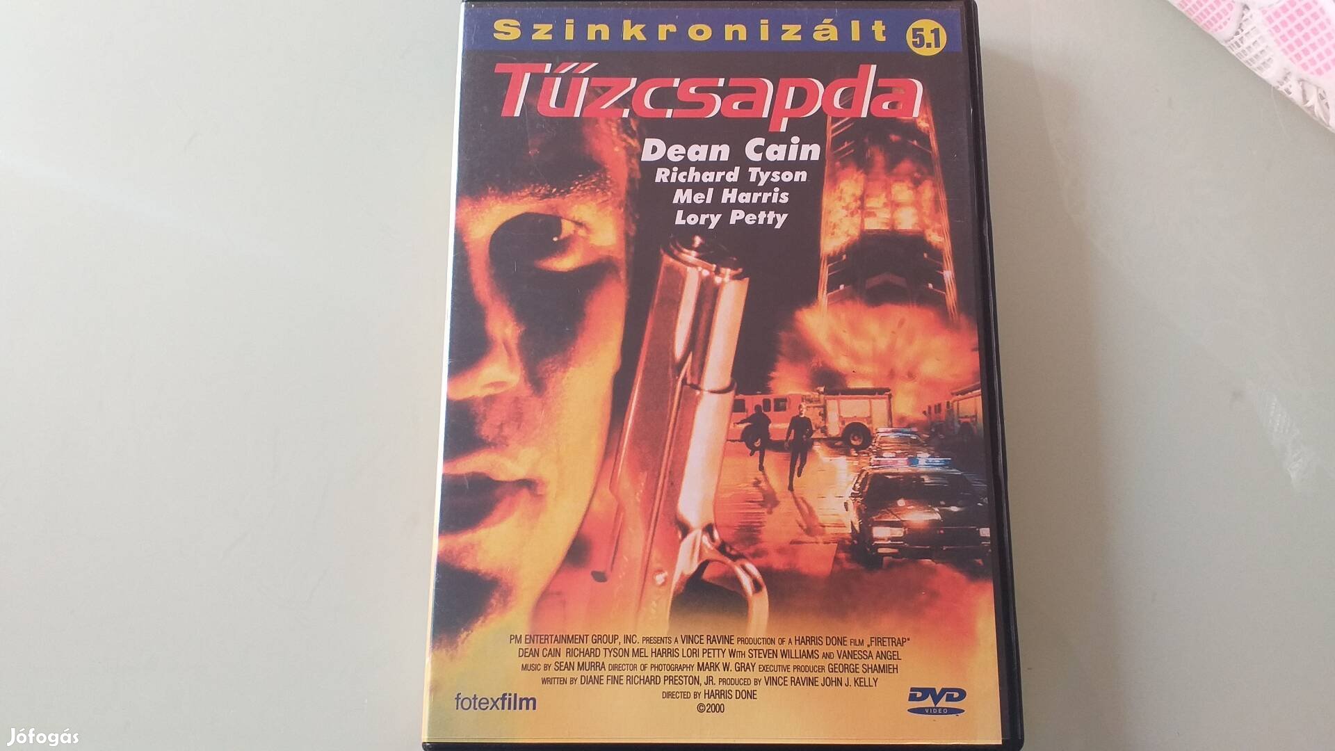 Tűzcsapda akciófilm DVD