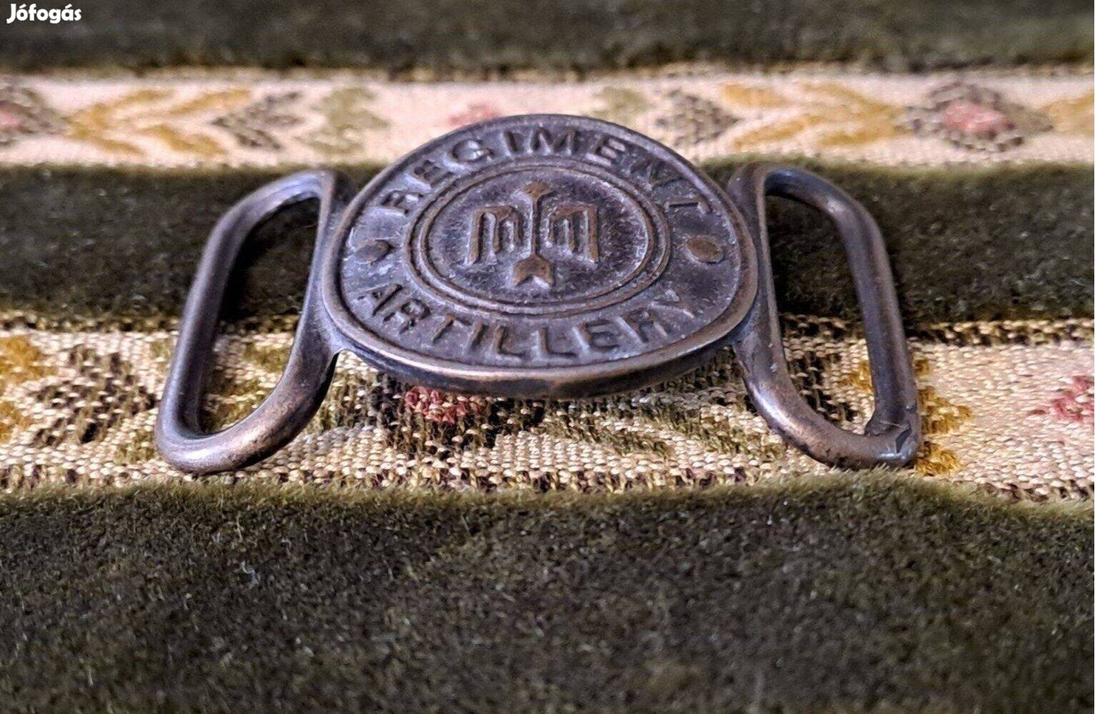 Tüzér övcsat 1914-1945
