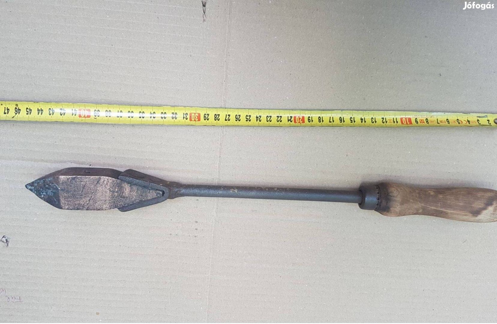 Tűzi forrasztópáka régi rézfejű szerszám