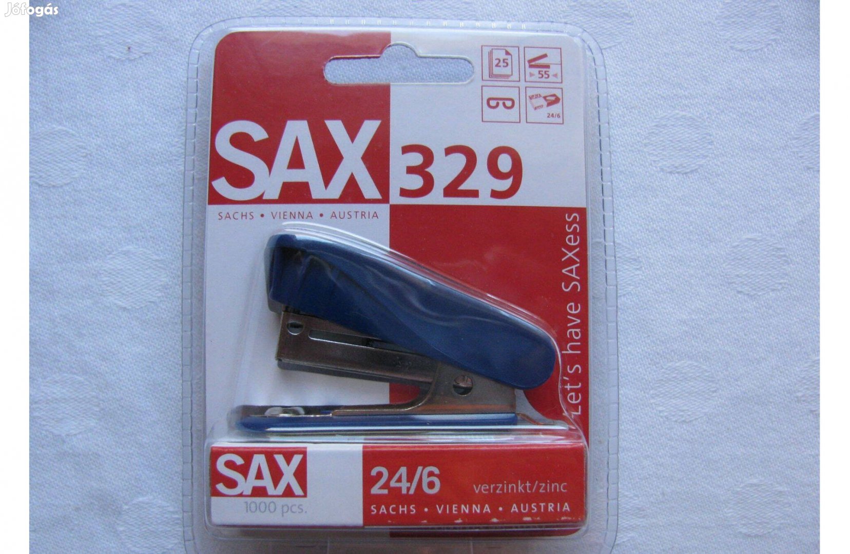 Tűzőgép tűzőkapoccsal SAX329