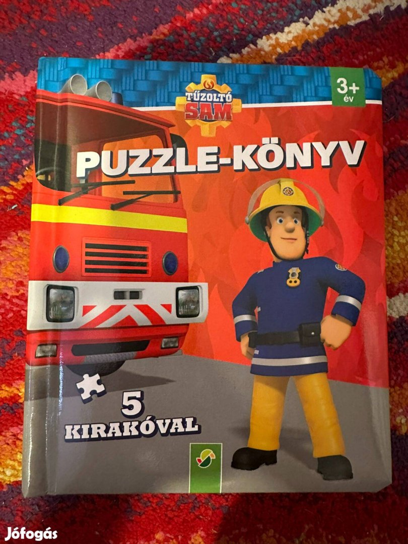 Tűzoltó Sam: Puzzle-könyv - Sam - 5 kirakóval