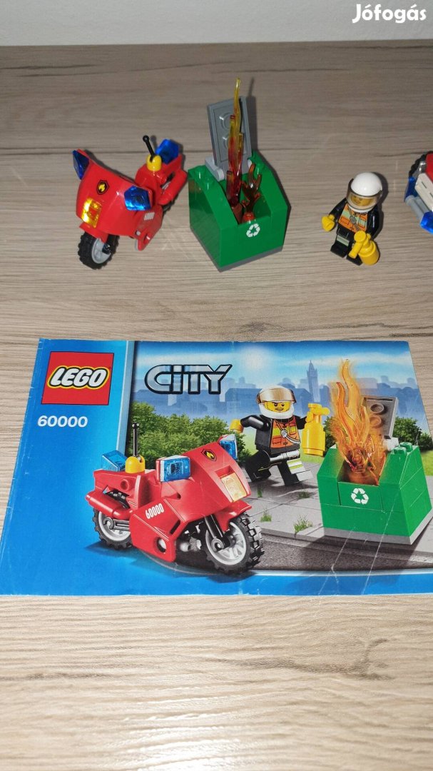 Tűzoltó motorkerékpár 60000 lego city 