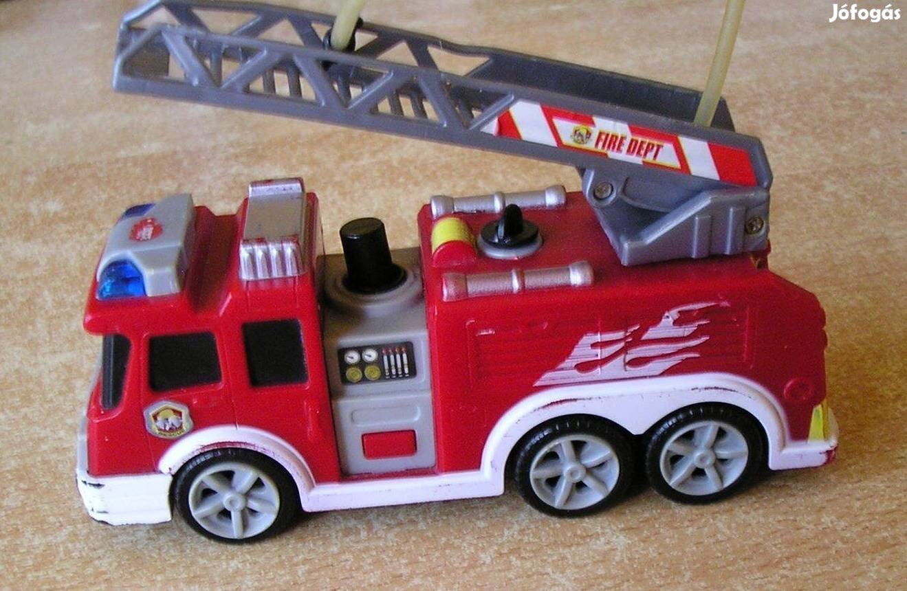 Tűzoltóautó makett, mini 15 cm