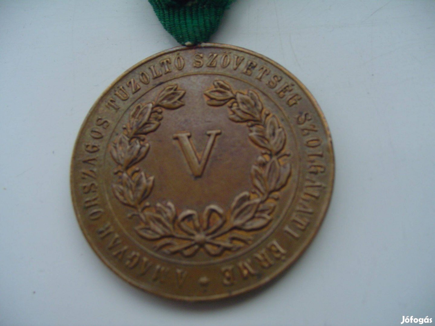 Tűzoltók V éves Szolgálati kitüntetése 1884