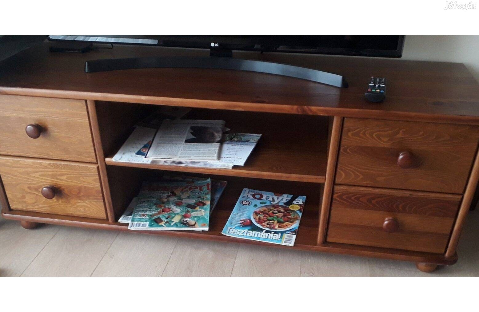 Tv-állvány- most 50 % kedvezménnyel! -tölgy színben!
