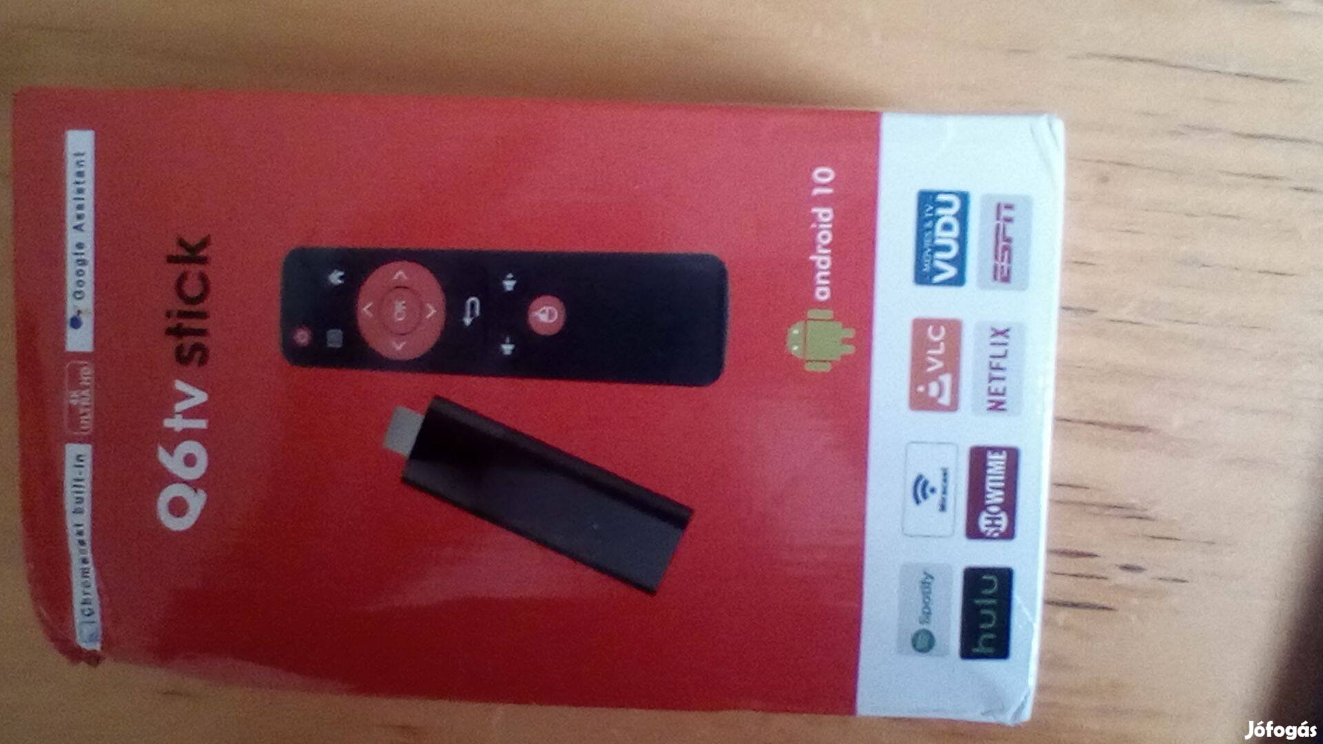 Tv stic q6 android 10 Start streaming Hd 2GB Ram 16GB Rom Google Assta