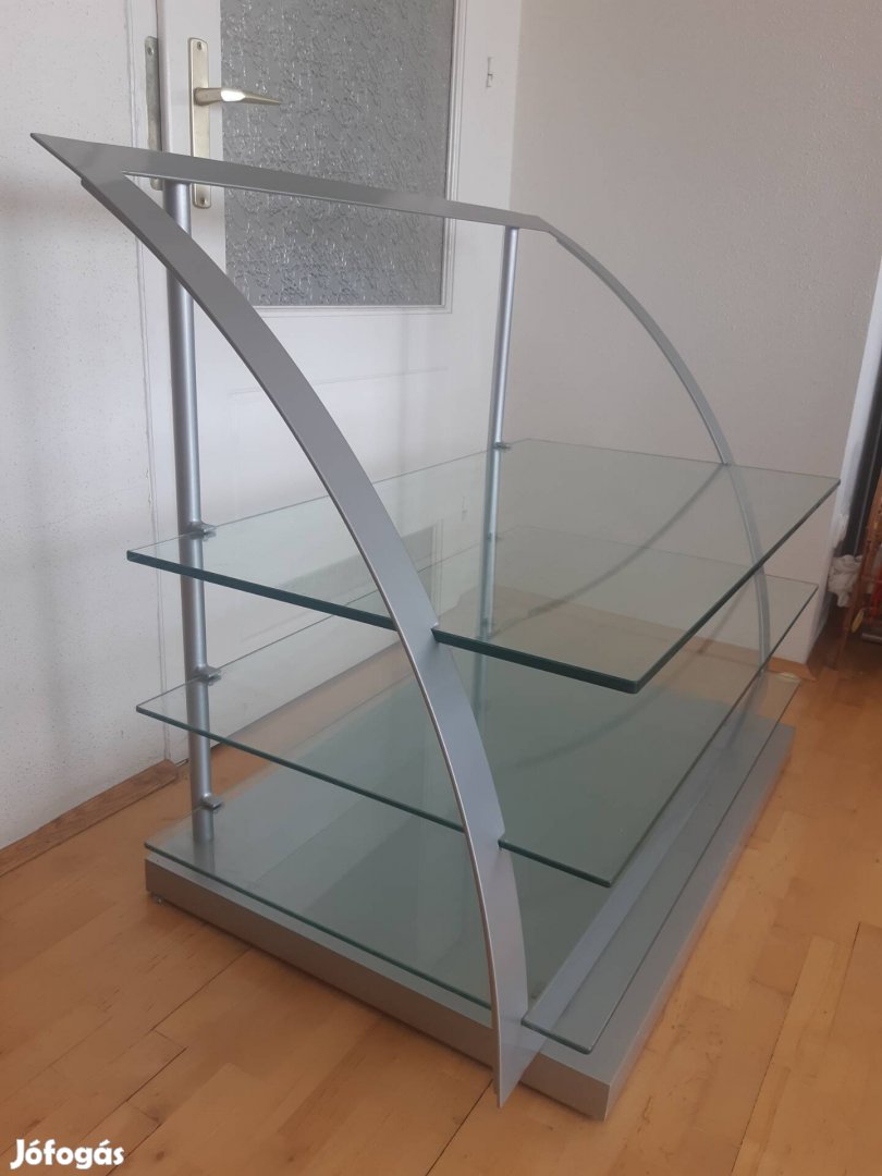 Tvállvány tv állvány üvegasztal üvegállvány üveg állvány asztal
