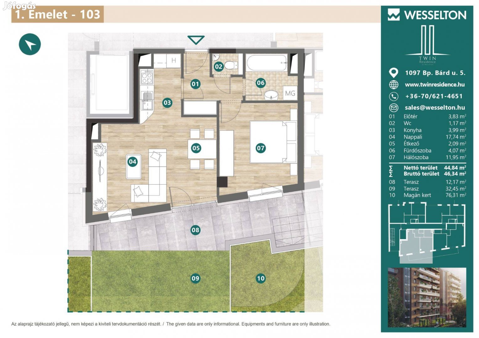 Twin Residence - Azonnal költözhető új lakások a IX. kerületben
