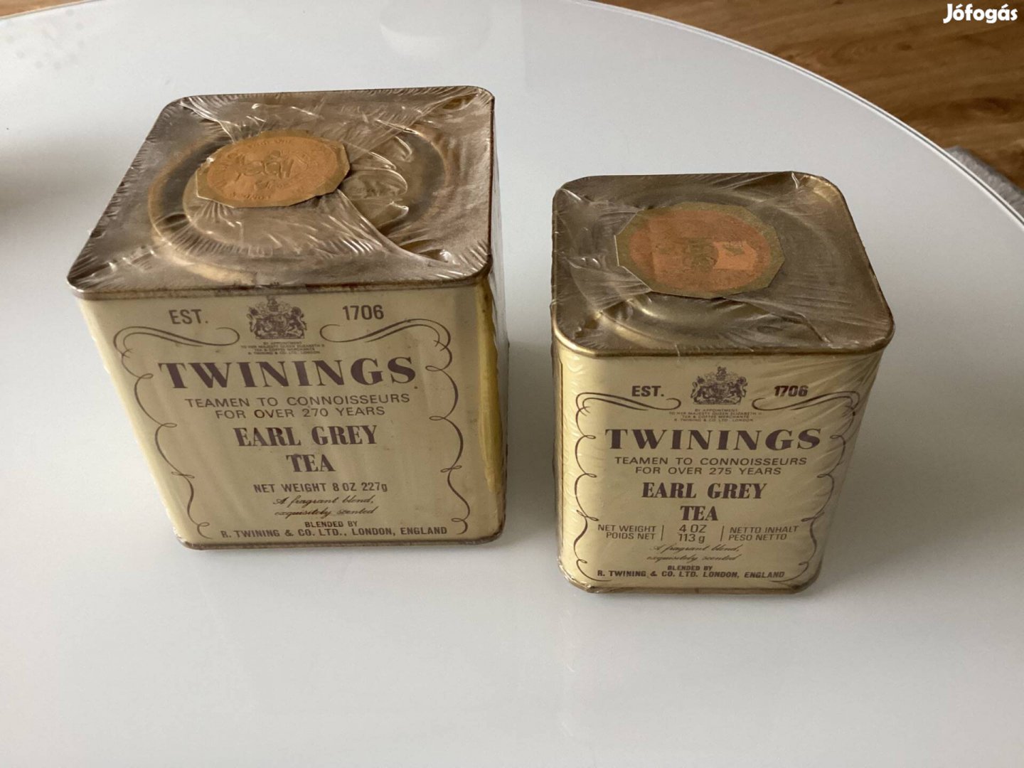 Twinnings earl grey tea fémdobozos bontatlan tea ínyenceknek