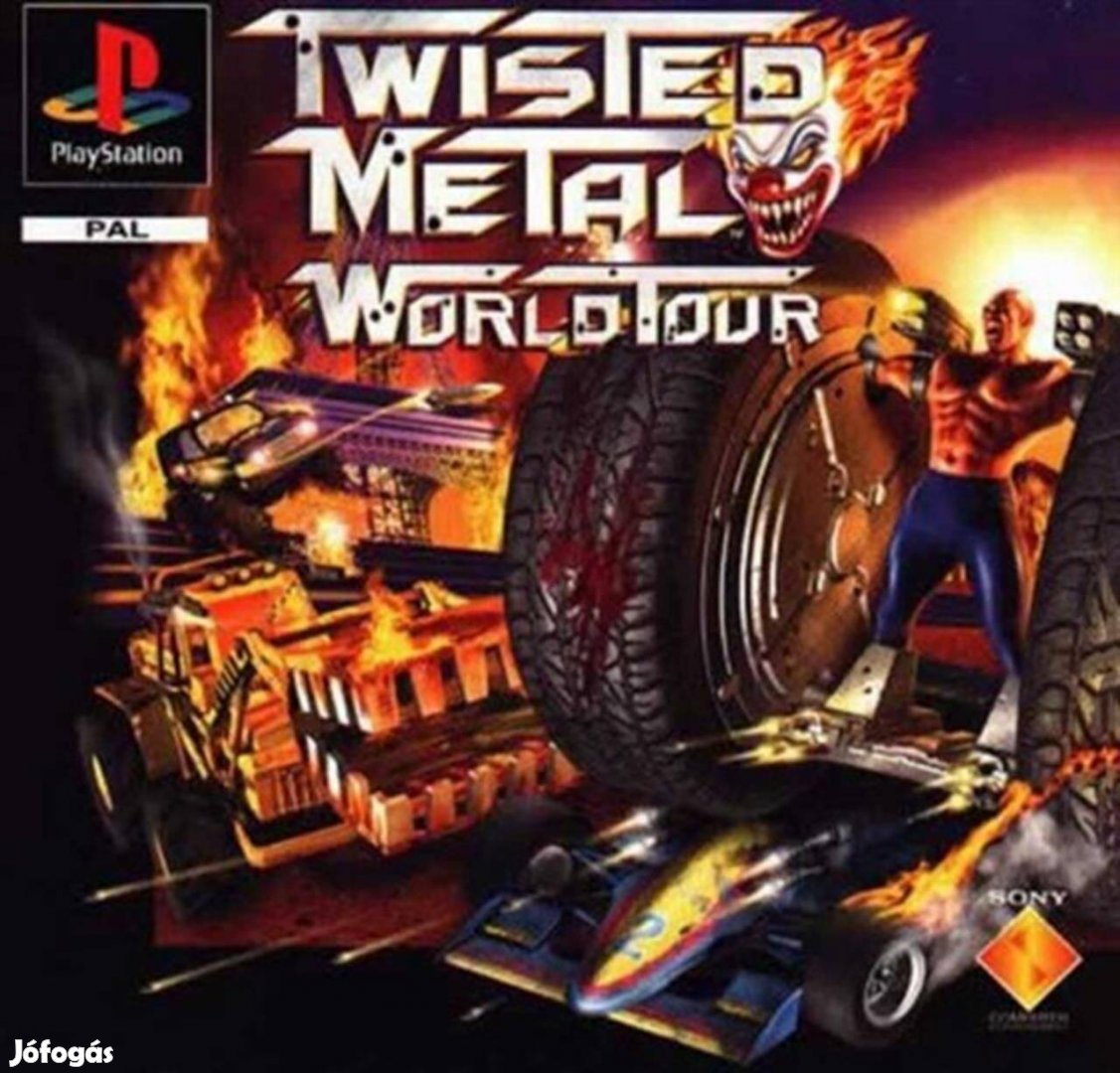 Twisted Metal World Tour, Mint eredeti Playstation 1 játék