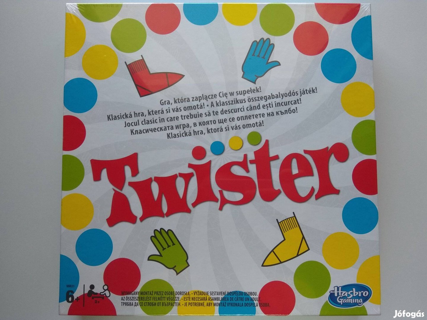 Twister társasjáték magyar nyelvű új bontatlan