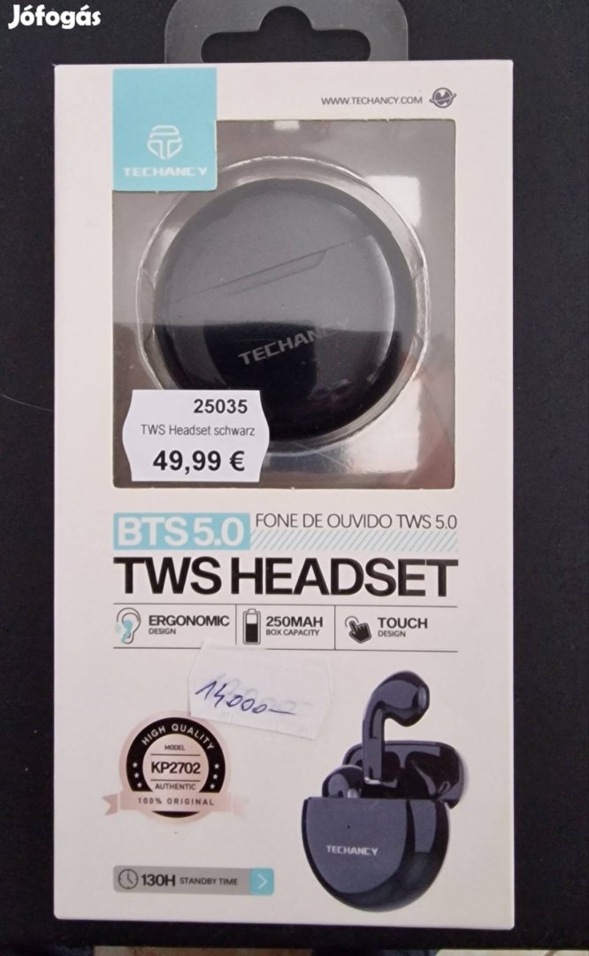 Tws Bluetooth headszet 