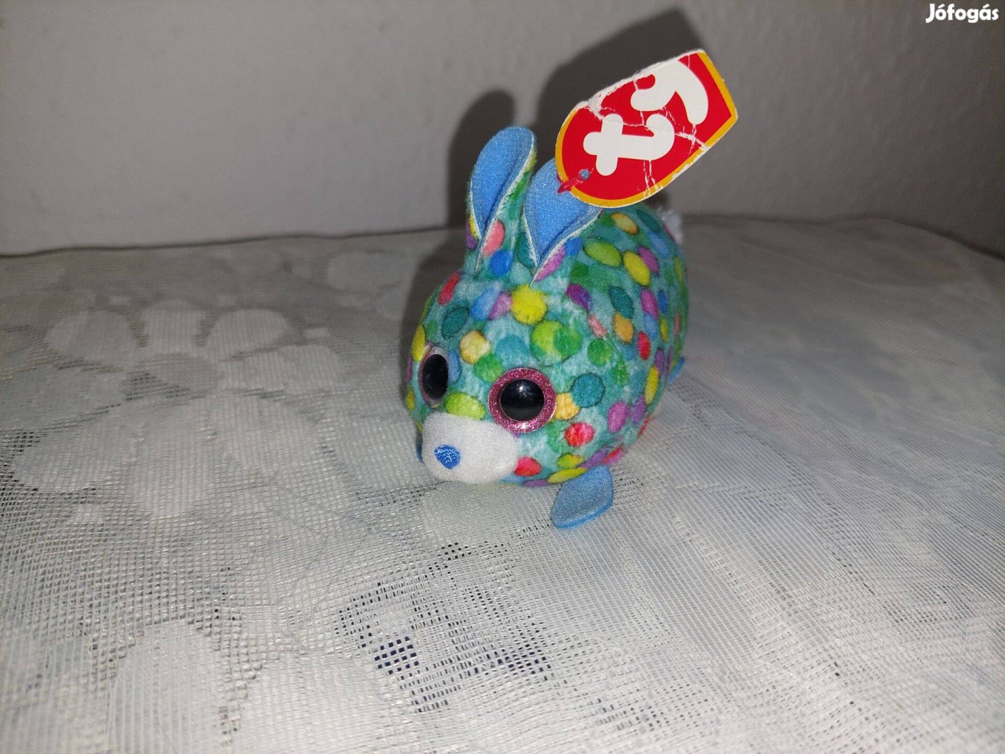 Ty gömbmintás nyúl 12 cm