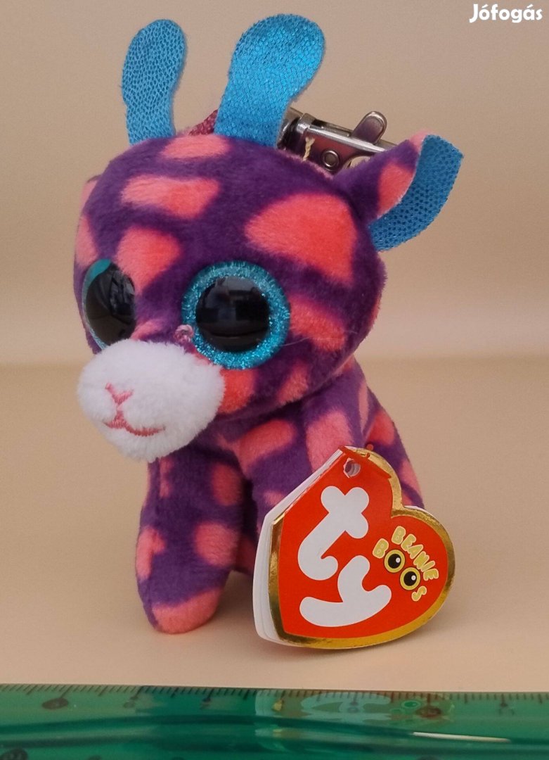 Ty plüss zsiráf kulcstartó