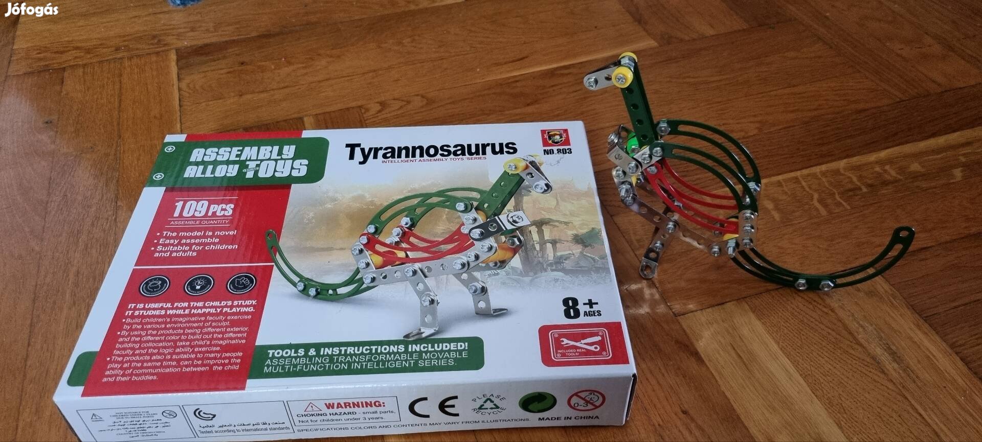 Tyrannosaurus építőjáték 109 darabos 