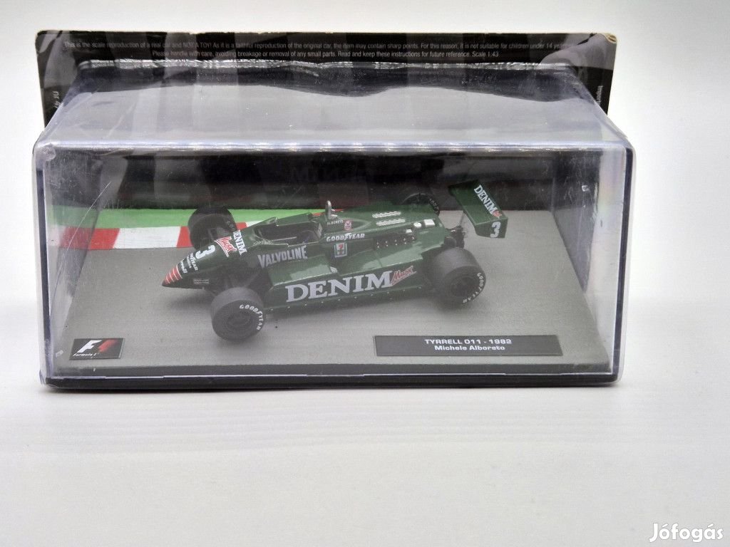 Tyrrell 011 F1 #3 (1982) - Michele Alboreto -  Altaya - 1:43