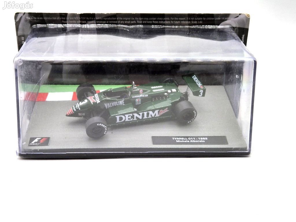 Tyrrell 011 F1 #3 (1982) - Michele Alboreto -  Altaya - 1:43