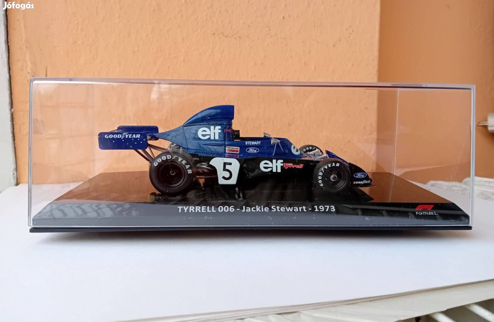 Tyrrell F1 006-Jackie Stewart-1973 vitrines modell