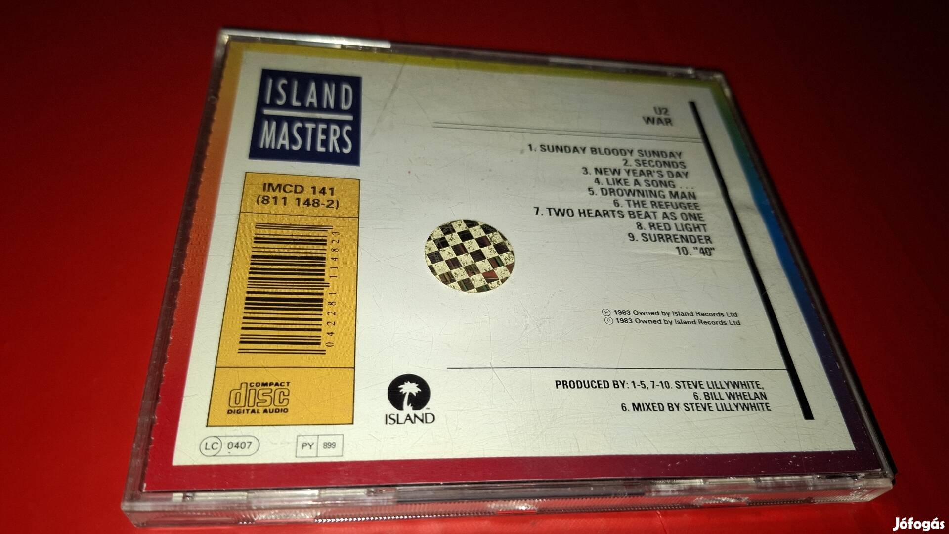 U2 War Cd 1983