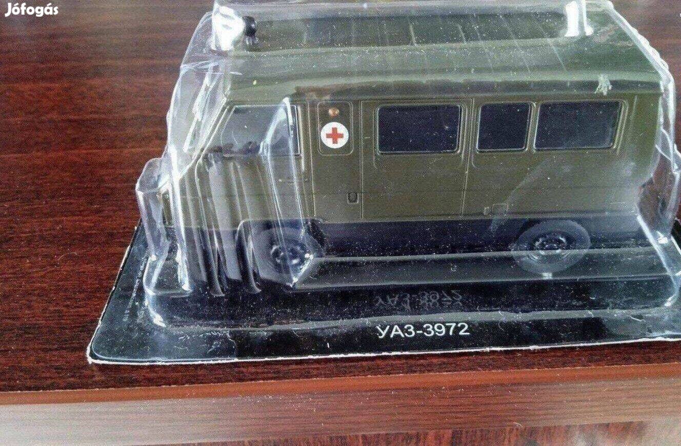 UAZ 3972 "Katonai-Mentö" kisauto modell 1/43 Eladó