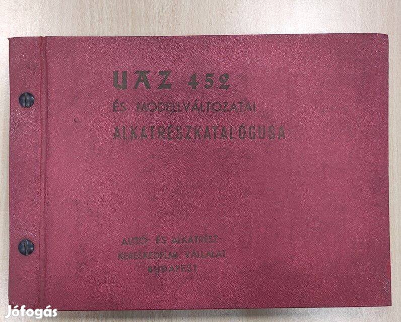 UAZ 452 Kisteherautó alkatrészkatalógus