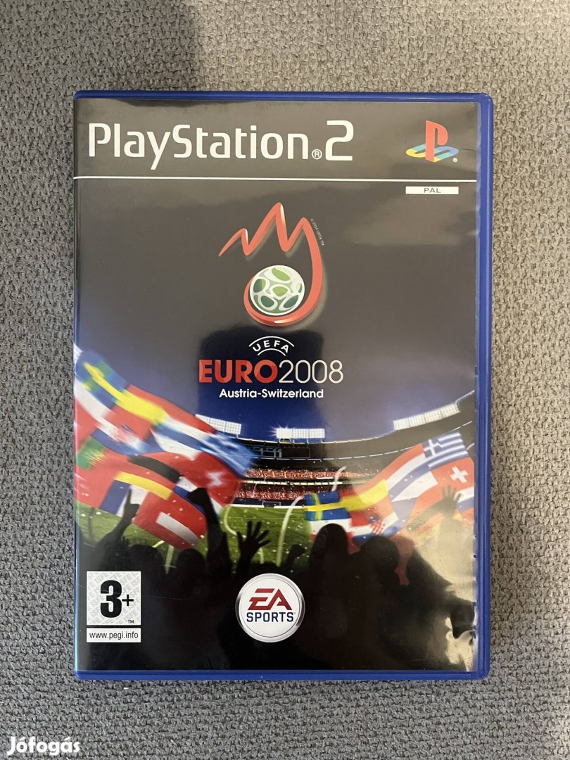 UEFA EURO 2008 PS2 játék - eredeti lemez