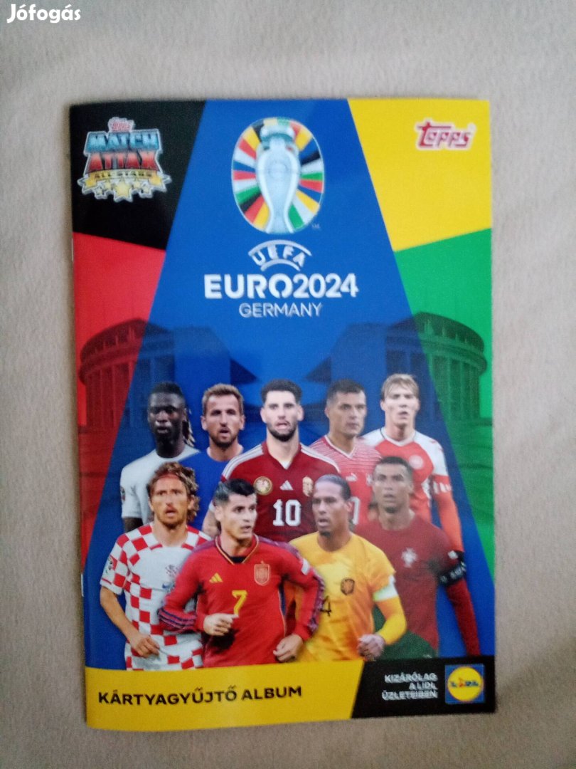 UEFA EURO Germany Lidl kártyagyűjtő album és kártyák