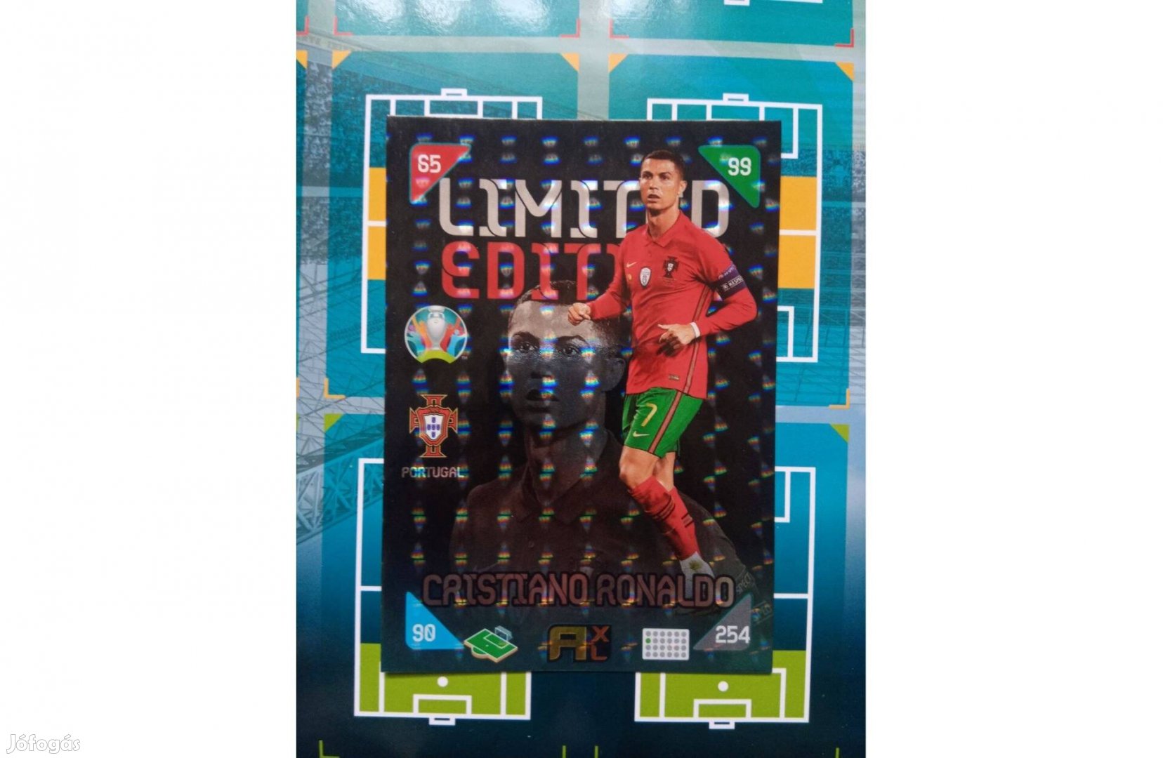 UEFA Euro 2021 kick off Cristiano Ronaldo XXL Limited kártya