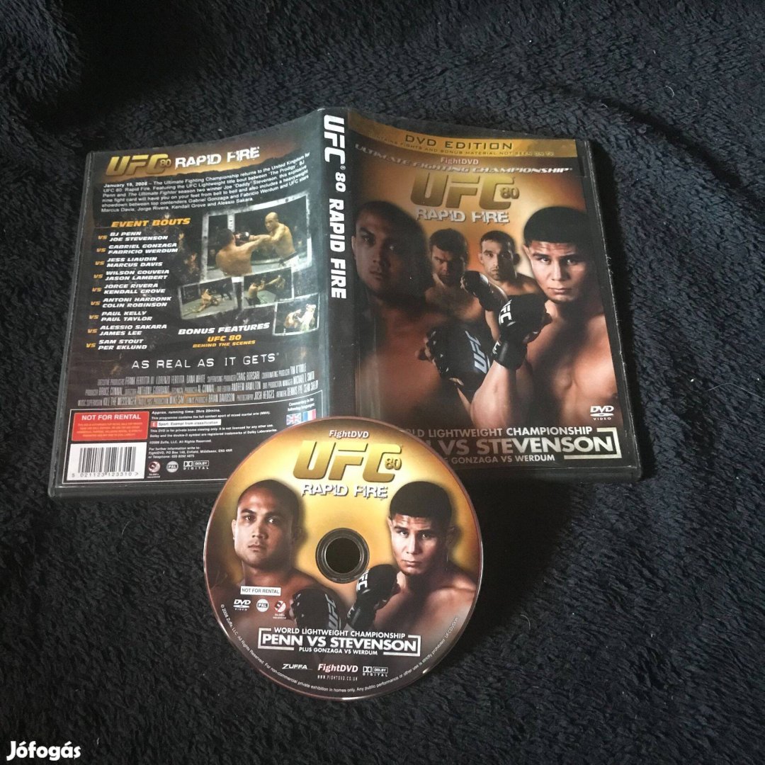 UFC 80 Rapid Fire DVD