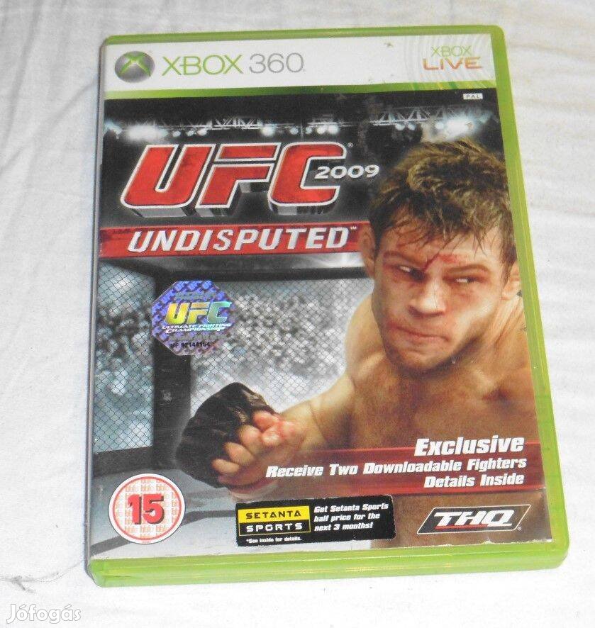 UFC Undisputed 2009 (Ketrecharc) Gyári Xbox 360 Játék akár féláron