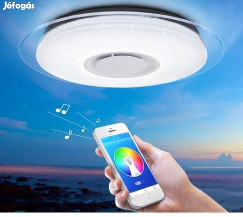 UFO Bluetooth RGB Mennyezeti Lámpa Hangszóróval