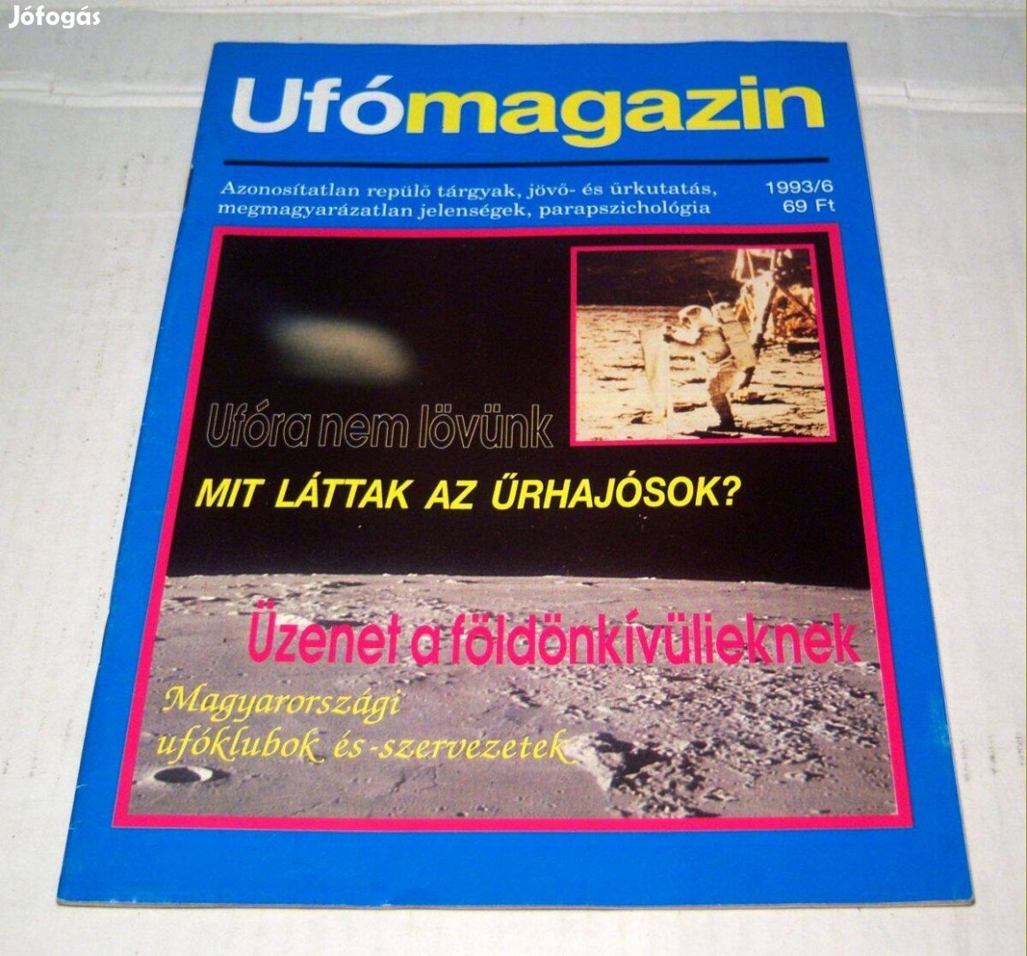 UFO Magazin 1993/6 Június (21.szám) 4kép+tartalom