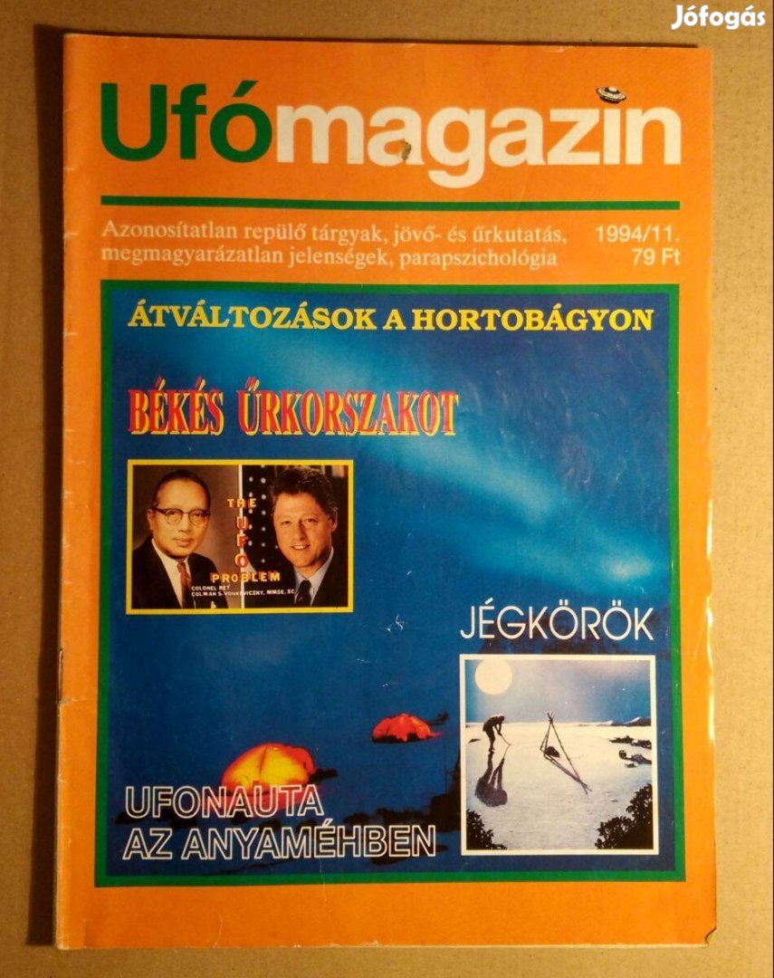 UFO Magazin 1994/11 November (38.szám) 6kép+tartalom