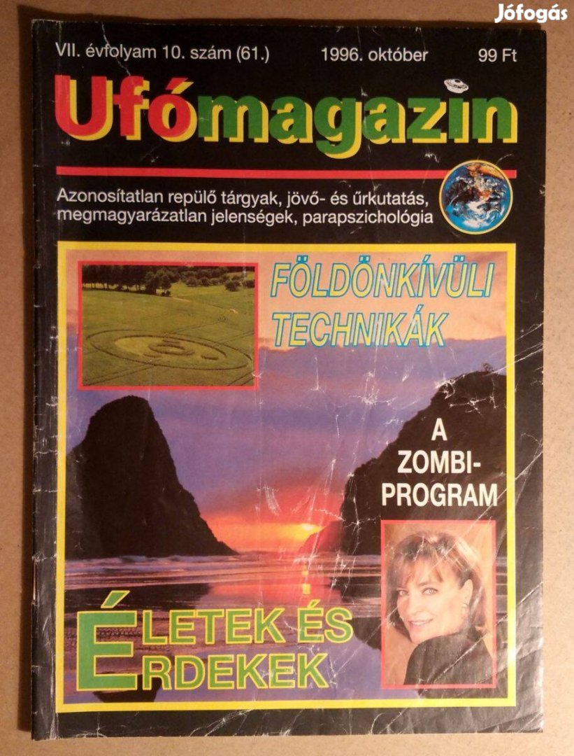 UFO Magazin 1996/10 Október (61.szám) 6kép+tartalom