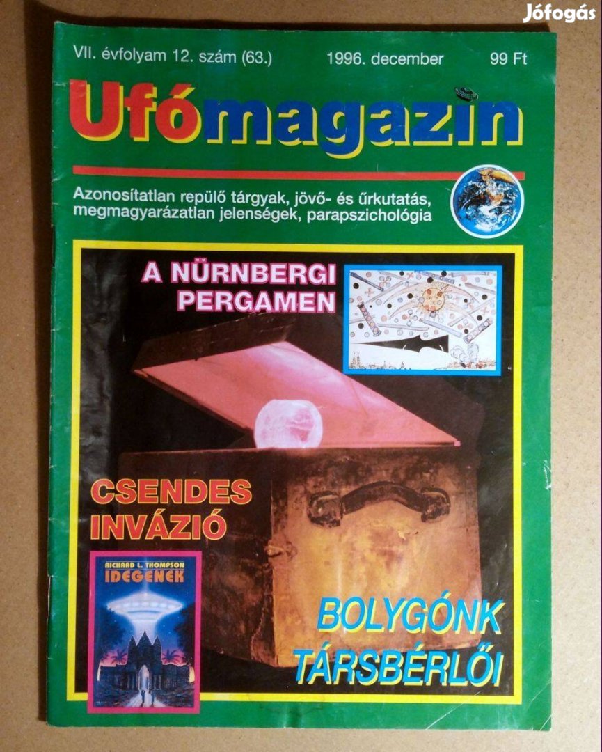 UFO Magazin 1996/12 December (63.szám) 6kép+tartalom