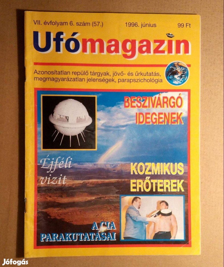 UFO Magazin 1996/6 Június (57.szám) 6kép+tartalom