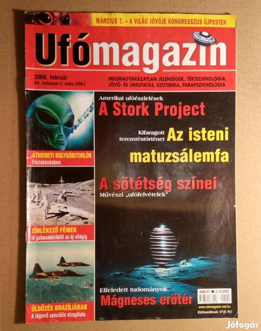 UFO Magazin 2009/2 Február (209.szám) 6kép+tartalom