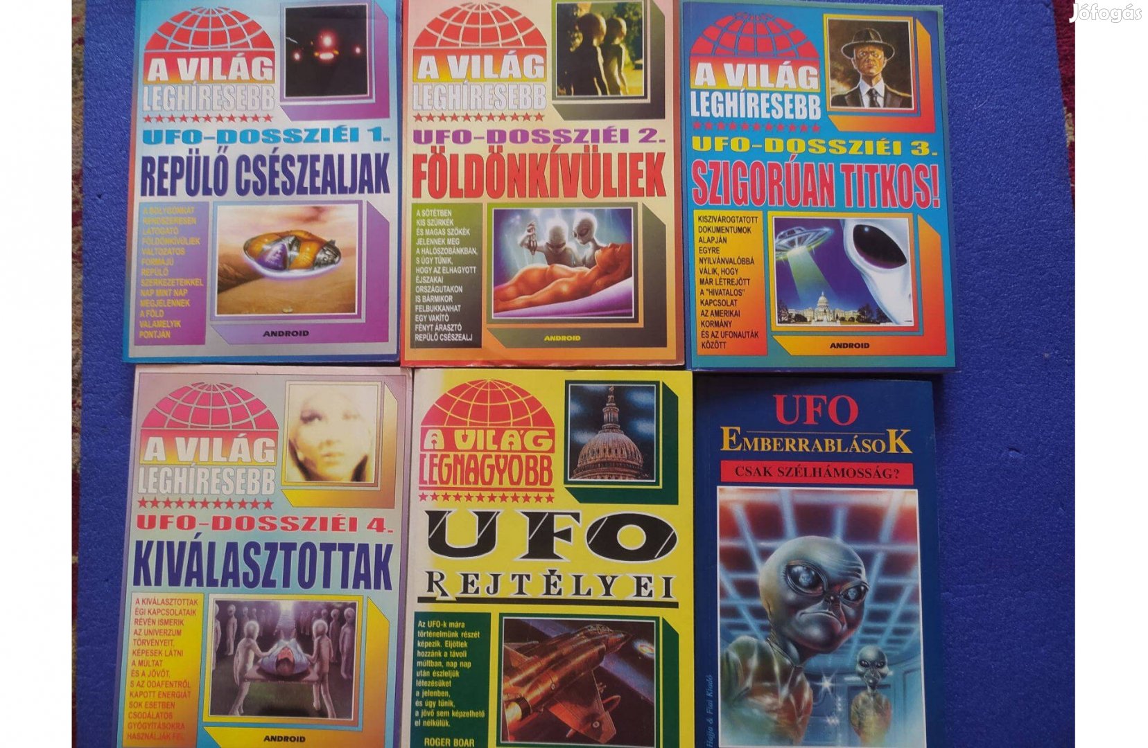 UFO könyvek eladóak