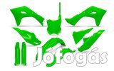 UFO műanyag készlet villavédőkkel KX 450 2024 neon zöld