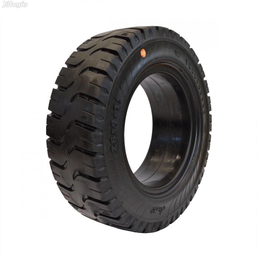 ÚJ 28x9-15 Trelleborg tömör targoncagumi, targonca gumi